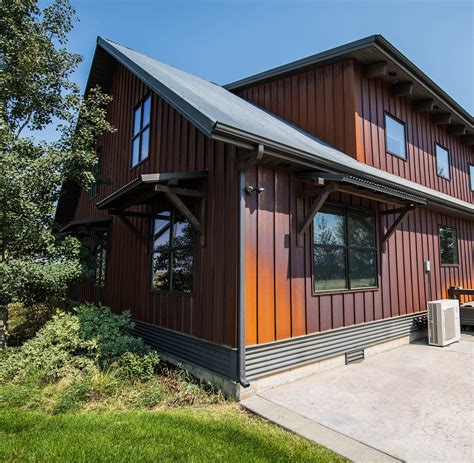 metal sided house|contemporary metal and wood homes.